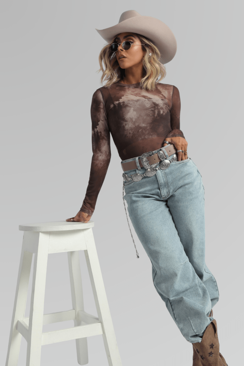 Jeans Wide Leg Tiro Alto - Lola Mora